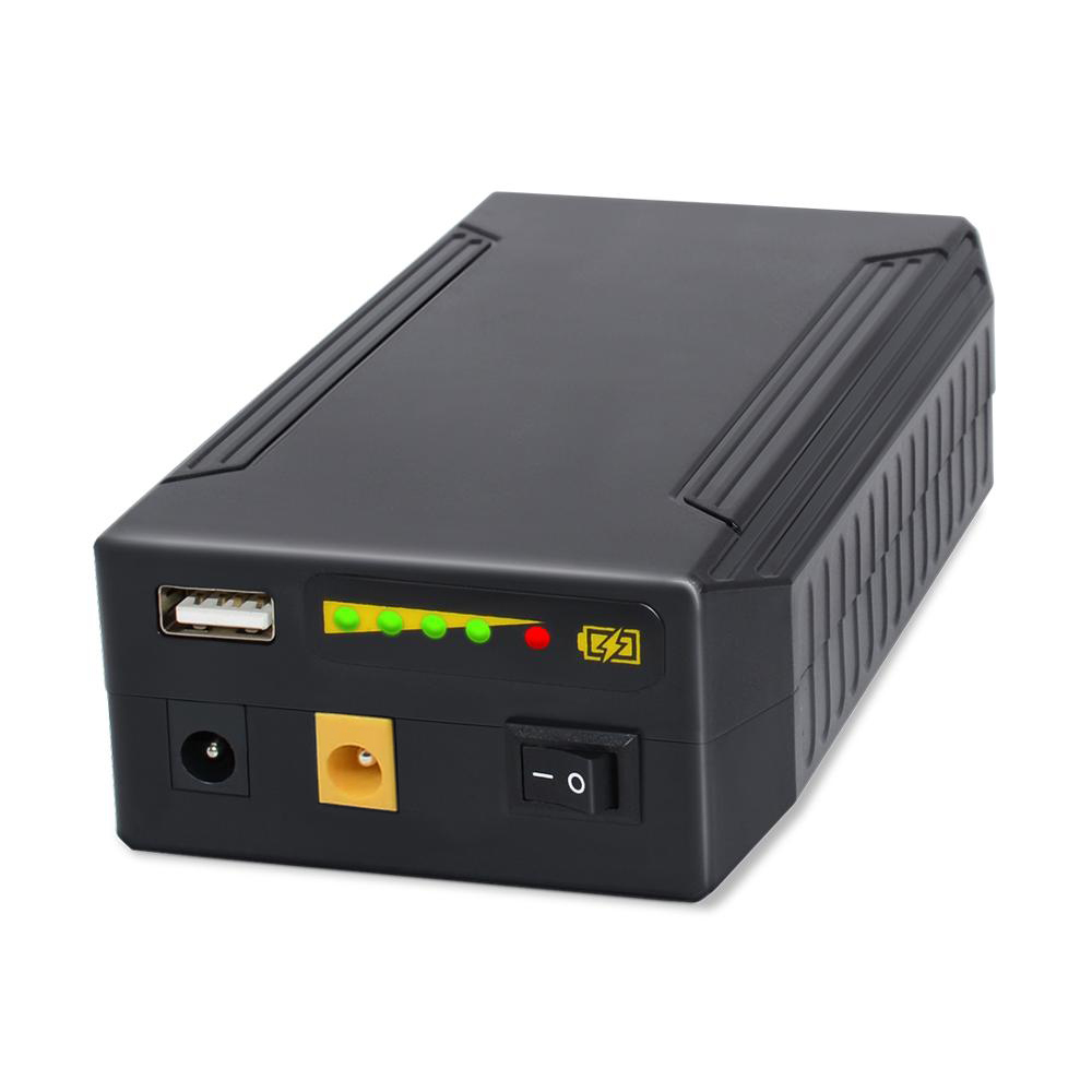 YB1208300-USB 11.1V 8300mAh Lithium Ion Battery Pack with USB, 12V/9V DC Output for LED, CCTV, Mobile Devices and More